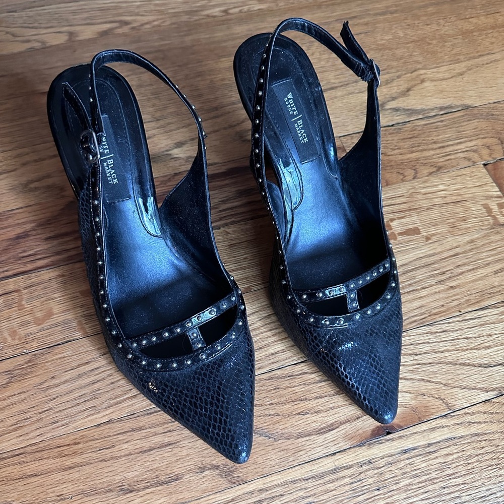 Sexy studded black heels from WHBM
